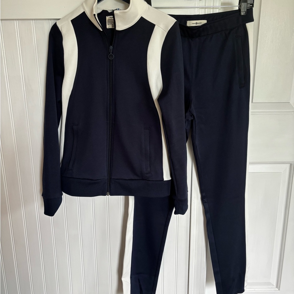 Tory Sport Black and White Tracksuit